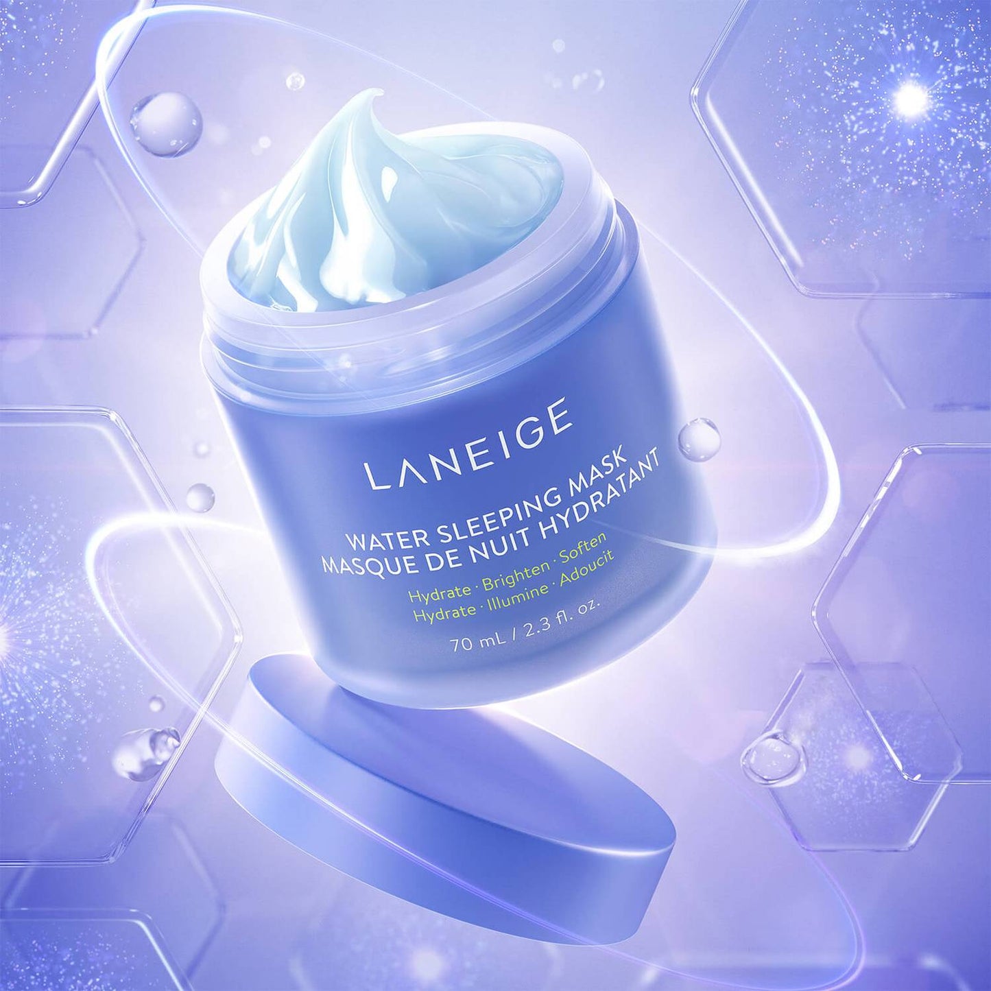 Laneige Cosmetic Water Sleeping Mask 70g All Night Hydrating Repair Purifies Skin Face Mask