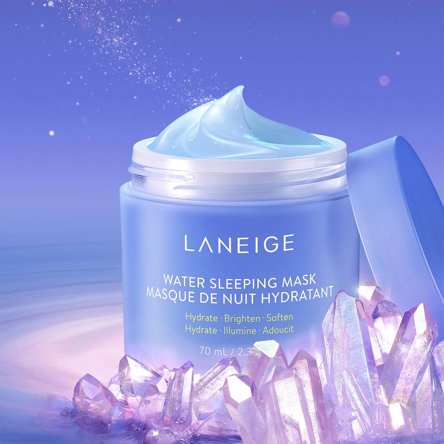 Laneige Cosmetic Water Sleeping Mask 70g All Night Hydrating Repair Purifies Skin Face Mask