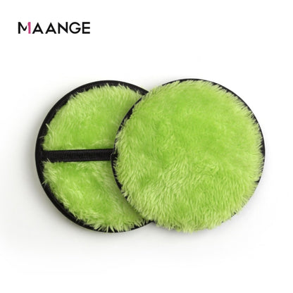 MAANGE Soft Fiber Makeup Remover Puff Facial Wash Puff Double Sided Makeup Sponge Easy to Use Beauty Make Up Remover Tools