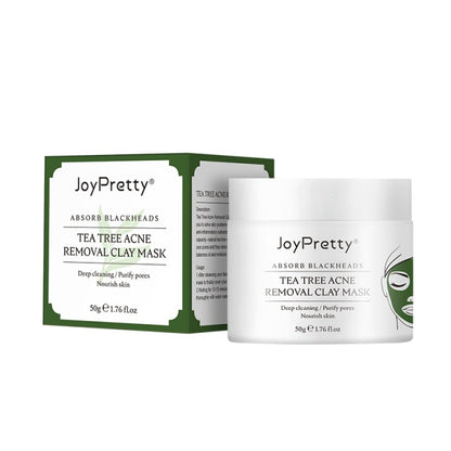 JoyPretty Against Face Acne Green Tea Face Mask Pore Cleansing Moisturizing Skincare Anti Acne Treatment Skin Care Mask Cosmetic