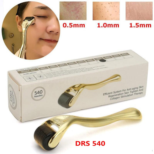 540 Needles Microneedle Roller Grade  Derma Roller Face Lift Wrinkle Removal Anti Hair Loss Treatment CE